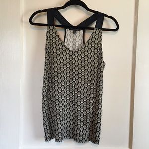 Banana Republic Tank, Black/Olive, Medium, NWOT